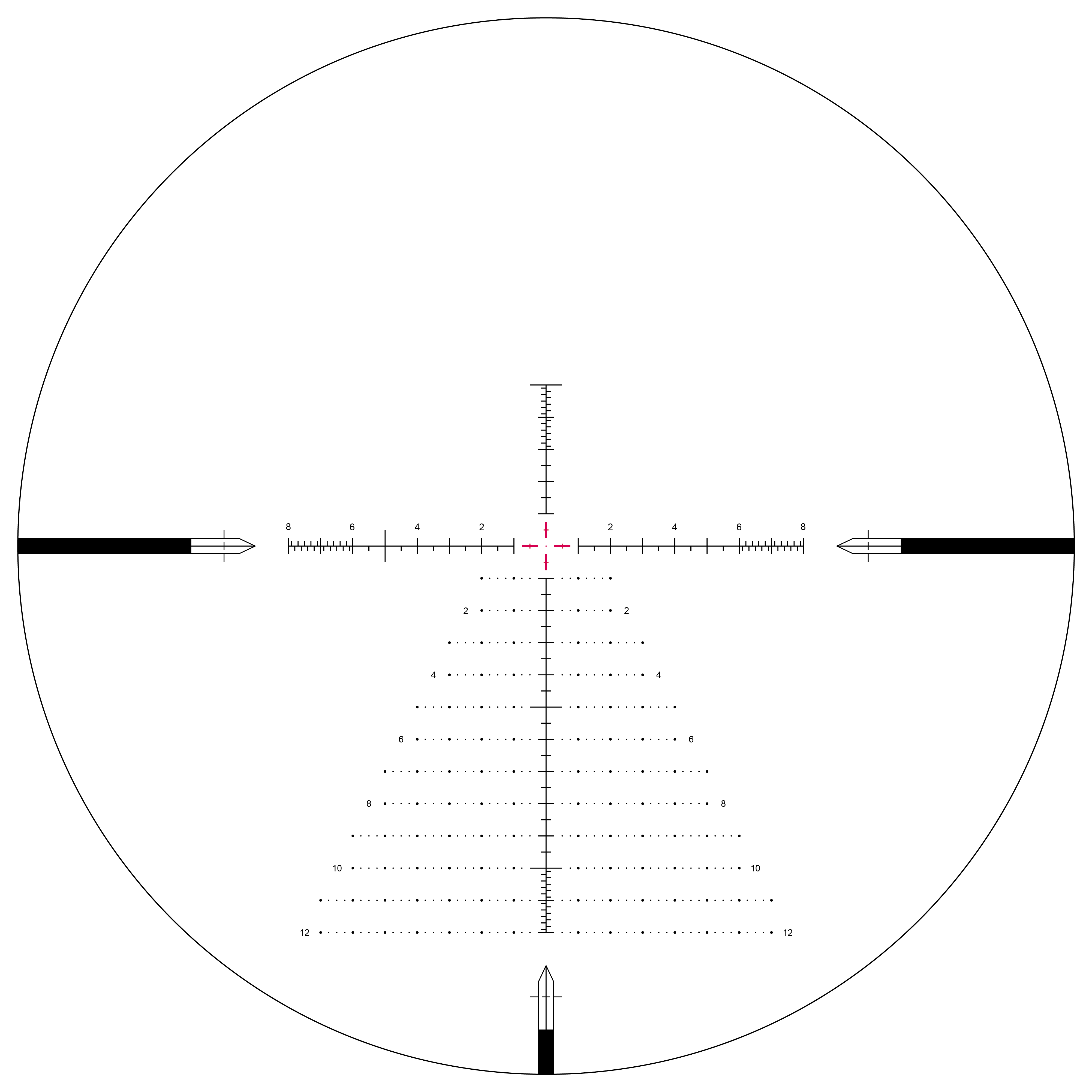 SH4 4-16X50 GEN2 FFP MIL / MOA VPR, Illuminated, Zero Stop – 34mm Tube - Image 3
